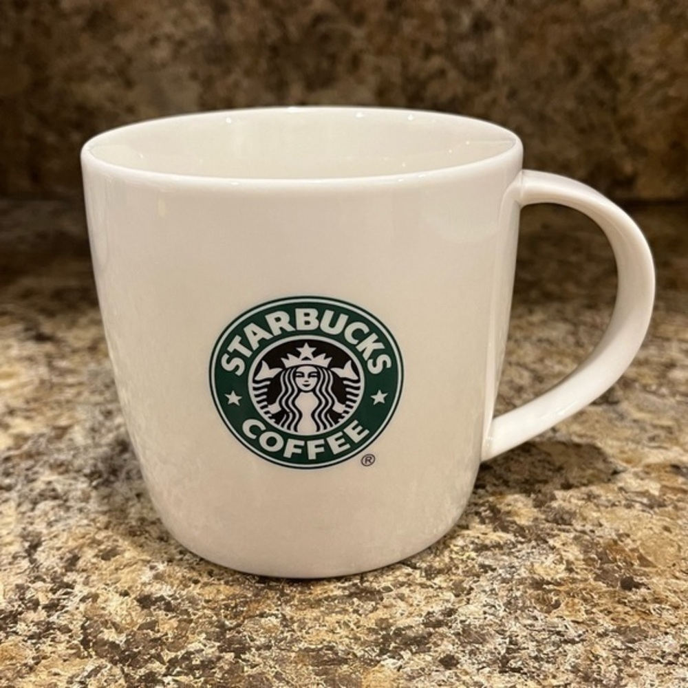 Starbucks 2008 Logo Mug 12 oz. New Bone China